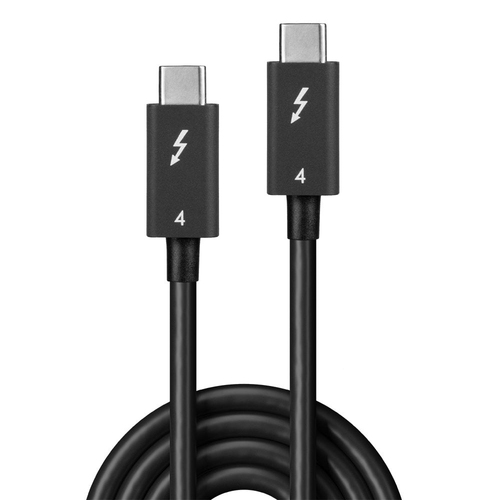 Lindy 1m Thunderbolt 4 Cable, 40Gbps, passive 31120 USB kabelis