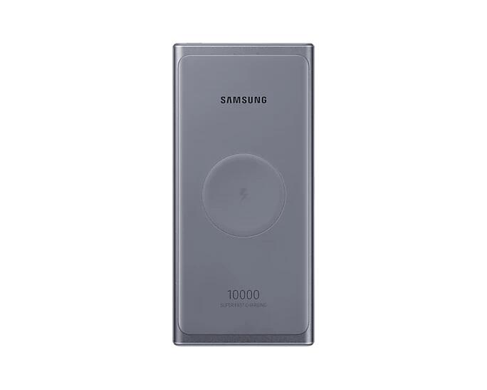 Samsung Wireless Battery Pack 2x USB TypeC DarkGrey 10000mAh Powerbank, mobilā uzlādes iekārta