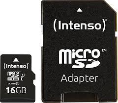 Intenso microSDHC Class 10 UHS-I 16GB atmiņas karte