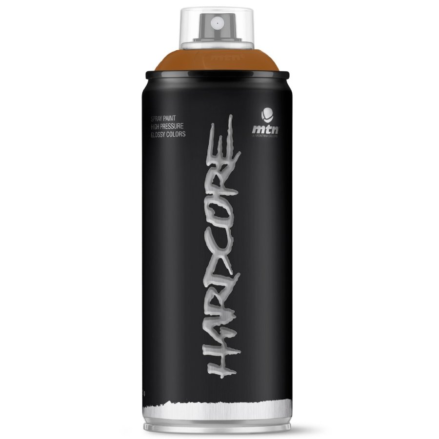 Aerosolkrasa Hardcore 400ml Toasted Brown auto kopšanai