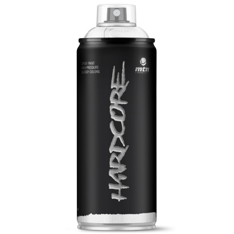 Aerosolkrasa Hardcore 400ml Satin White auto kopšanai