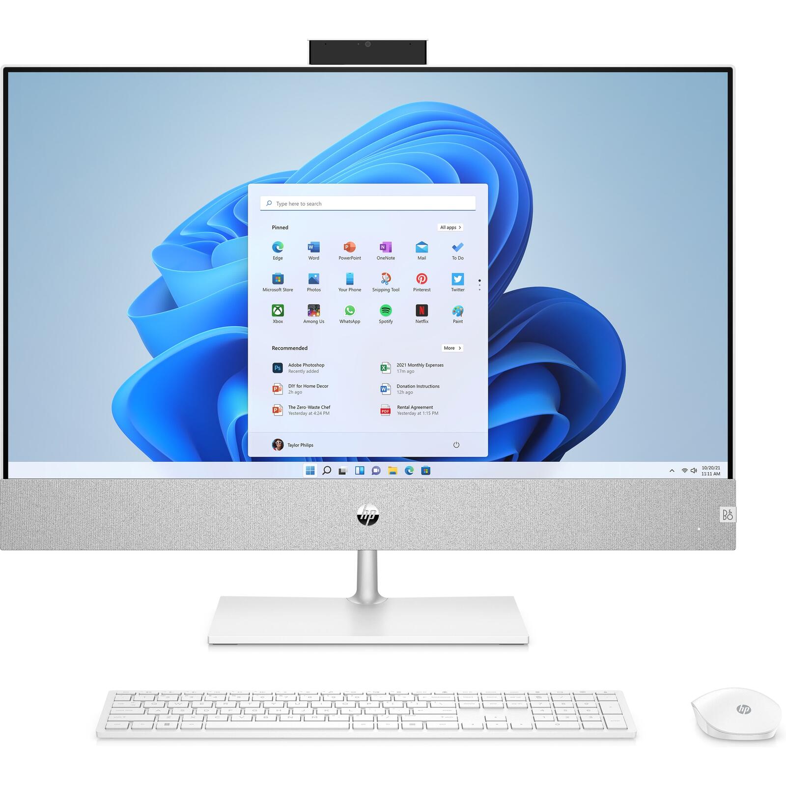 HP Pavilion 27-ca0001ng All-in-One-PC 68,6 cm (27 Zoll) A3QS9EA#ABD (198415169341)