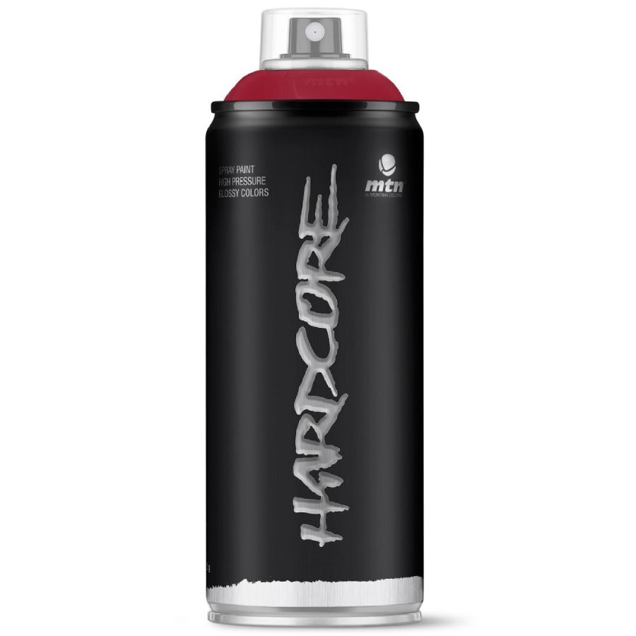 Aerosolkrasa Hardcore 400ml Bordeaux Red auto kopšanai