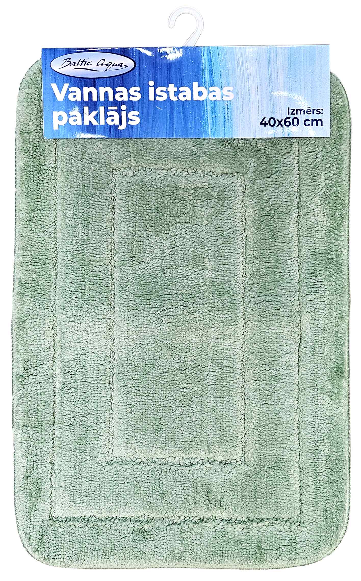 Vannas istabas paklajs 43x63cm 100% mikroskiedras, zals Vannas istabas piederumi