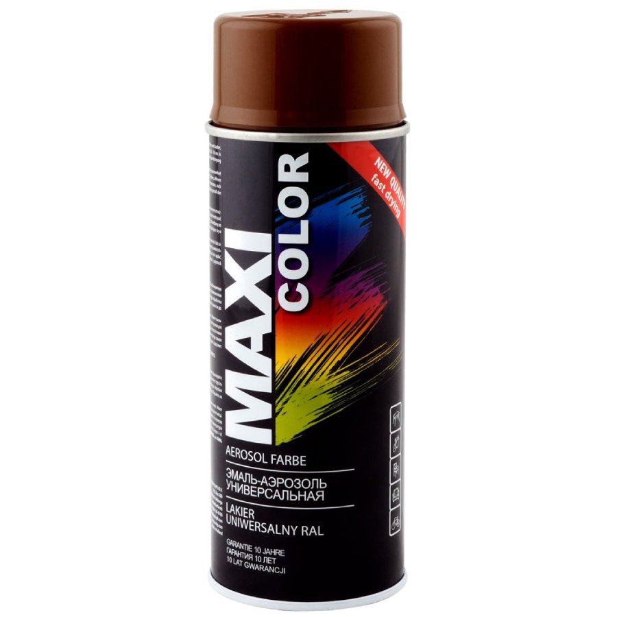 Aerosolkrasa Maxi Color RAL7046 400ml riekstu bruna auto kopšanai