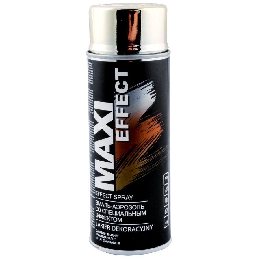 Aerosolkrasa Maxi Color 400ml hromets zelts auto kopšanai