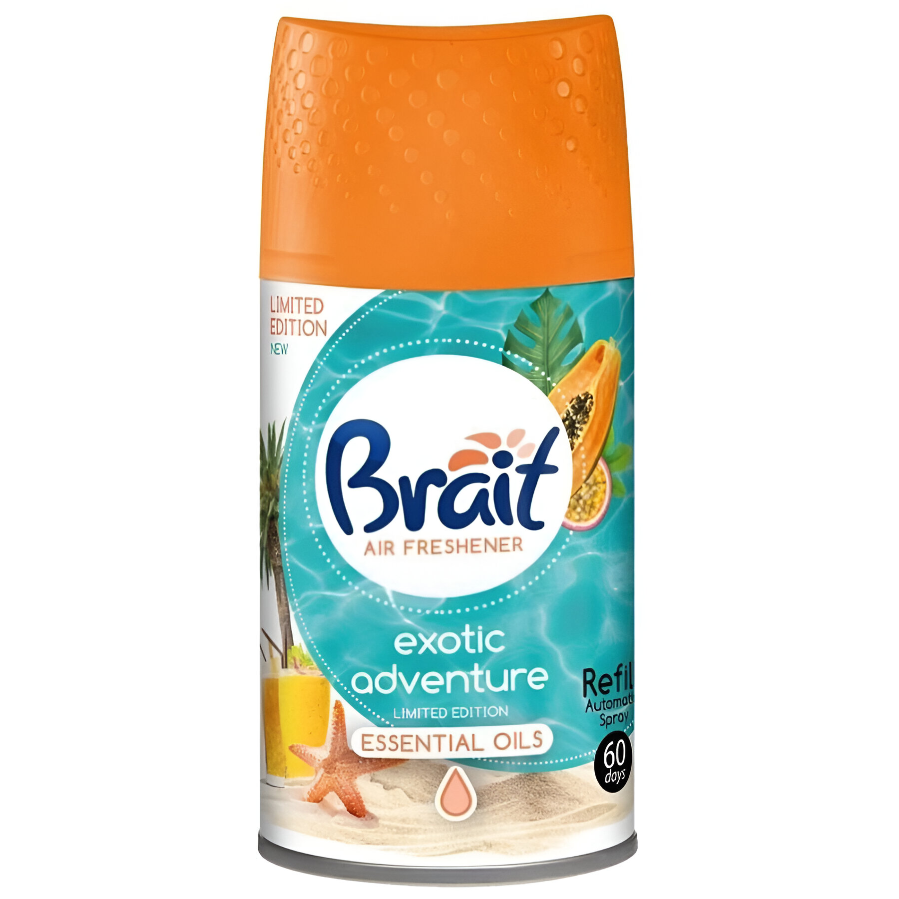 Gaisa atsvaidzinatajs dozatoram 250ml Brait Exotic Adventure Sadzīves ķīmija