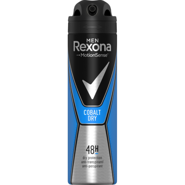 Dezodorants Rexona Cobalt Dry izsmidz.vir.150ml kosmētika ķermenim