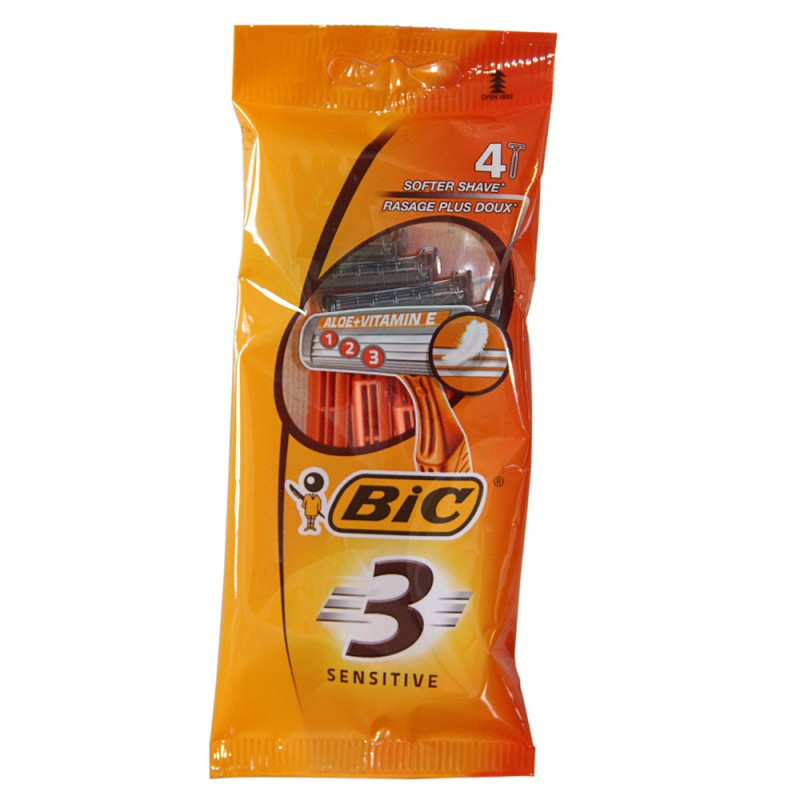 Skuveklis Bic 3 Senitive 4gb kosmētika ķermenim