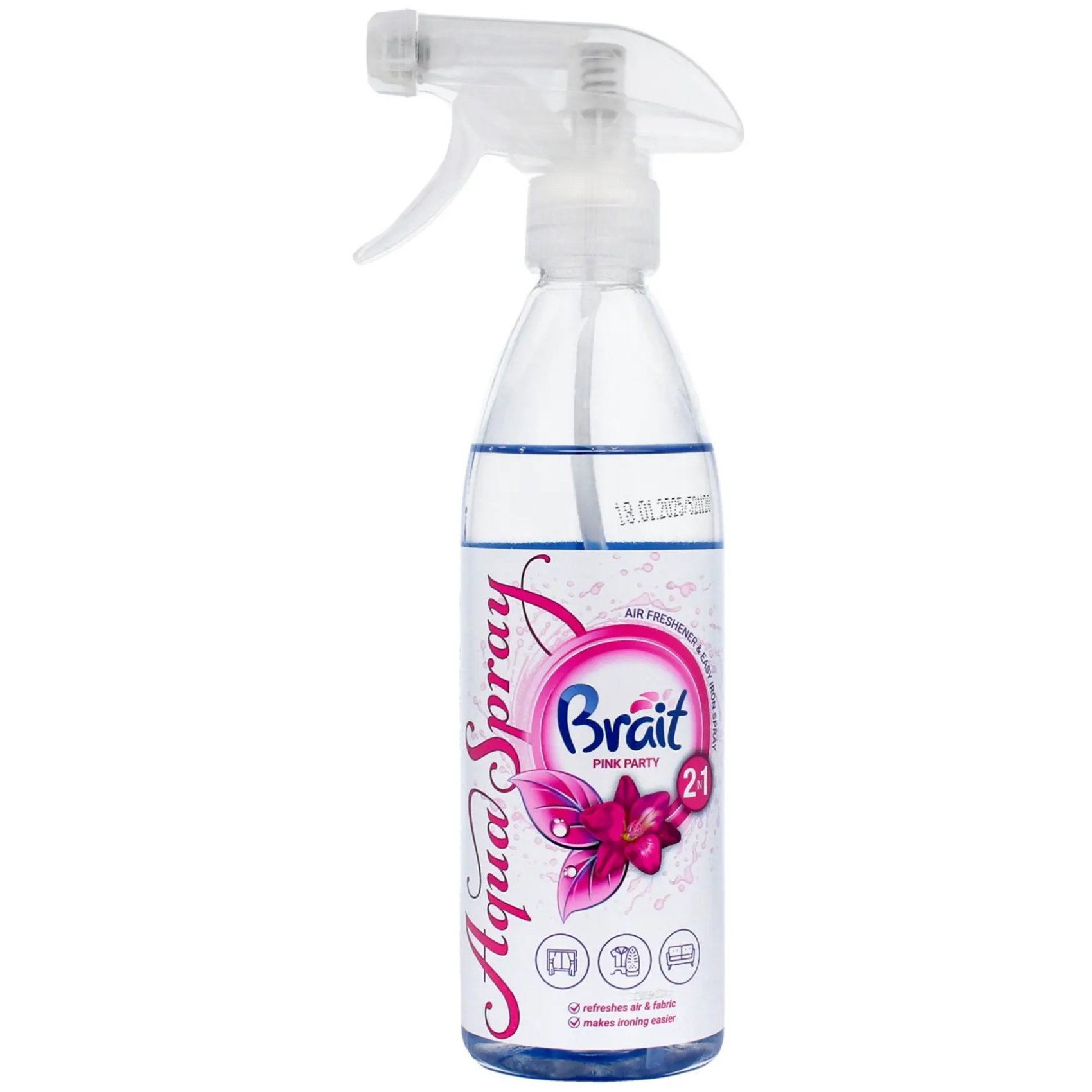 Gaisa atsvaidzinatajs 425ml Air Brait Pink Party gludinasanai Sadzīves ķīmija