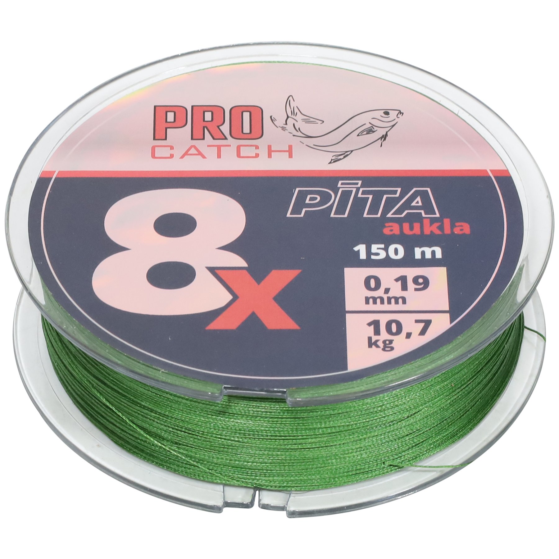 Pita aukla Pro Catch X8 0.19mm 150m zala