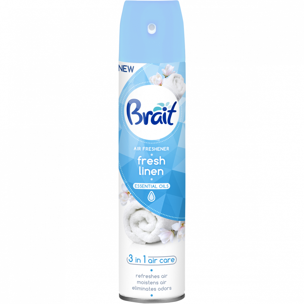 Gaisa atsvaidzinatajs 300ml Brait Fresh Linen Sadzīves ķīmija