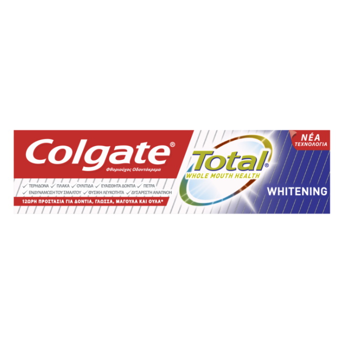 Zobu pasta Colgate Total Whitening 75ml kosmētika ķermenim