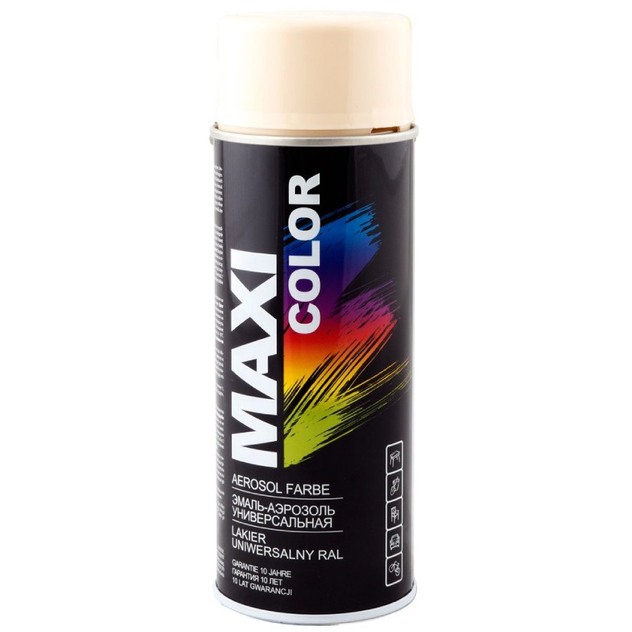 Aerosolkrasa Maxi Color RAL1015 400ml gaiss zilonkauls auto kopšanai