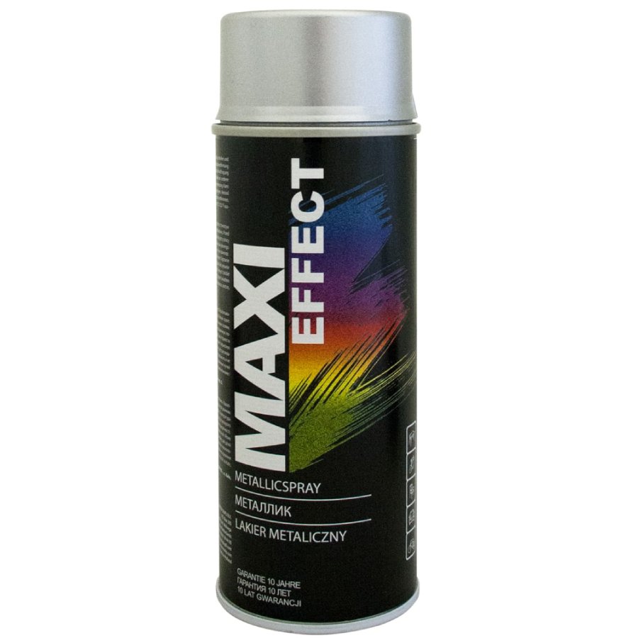 Aerosolkrasa Maxi Color Metallic 400ml sudraba auto kopšanai