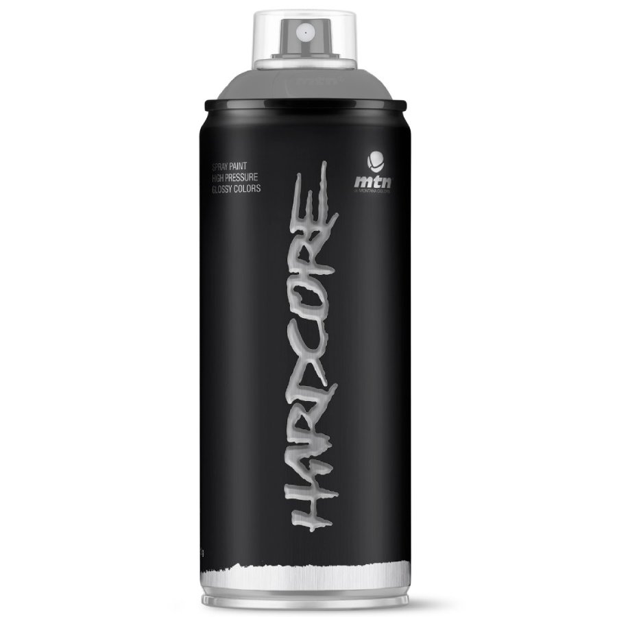 Aerosolkrasa Hardcore 400ml Dark Grey auto kopšanai