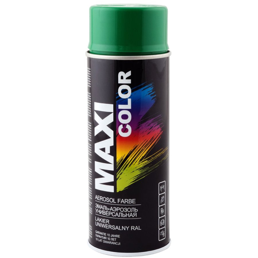 Aerosolkrasa Maxi Color RAL6029 400ml piparmetru zala auto kopšanai