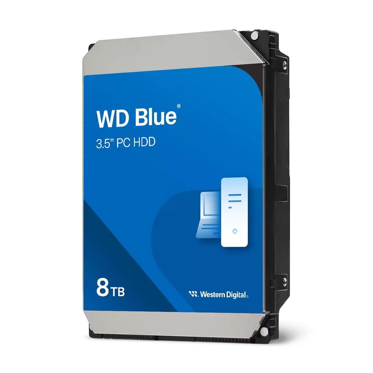 WD Blue 8TB SATA 6Gb/s HDD Desktop cietais disks