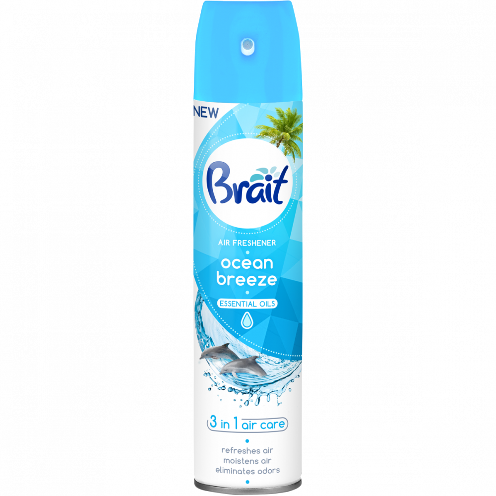 Gaisa atsvaidzinatajs 300ml Brait Ocean Breeze Sadzīves ķīmija