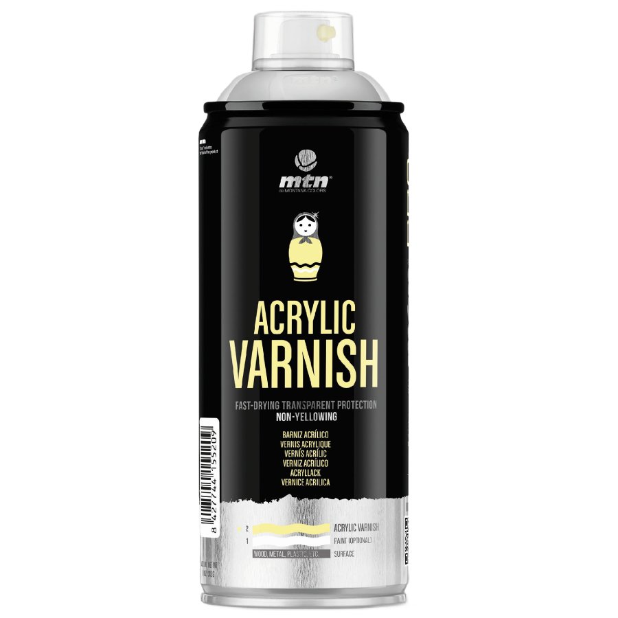 Aerosolkrasa 400ml PRO akrila laka mateta auto kopšanai