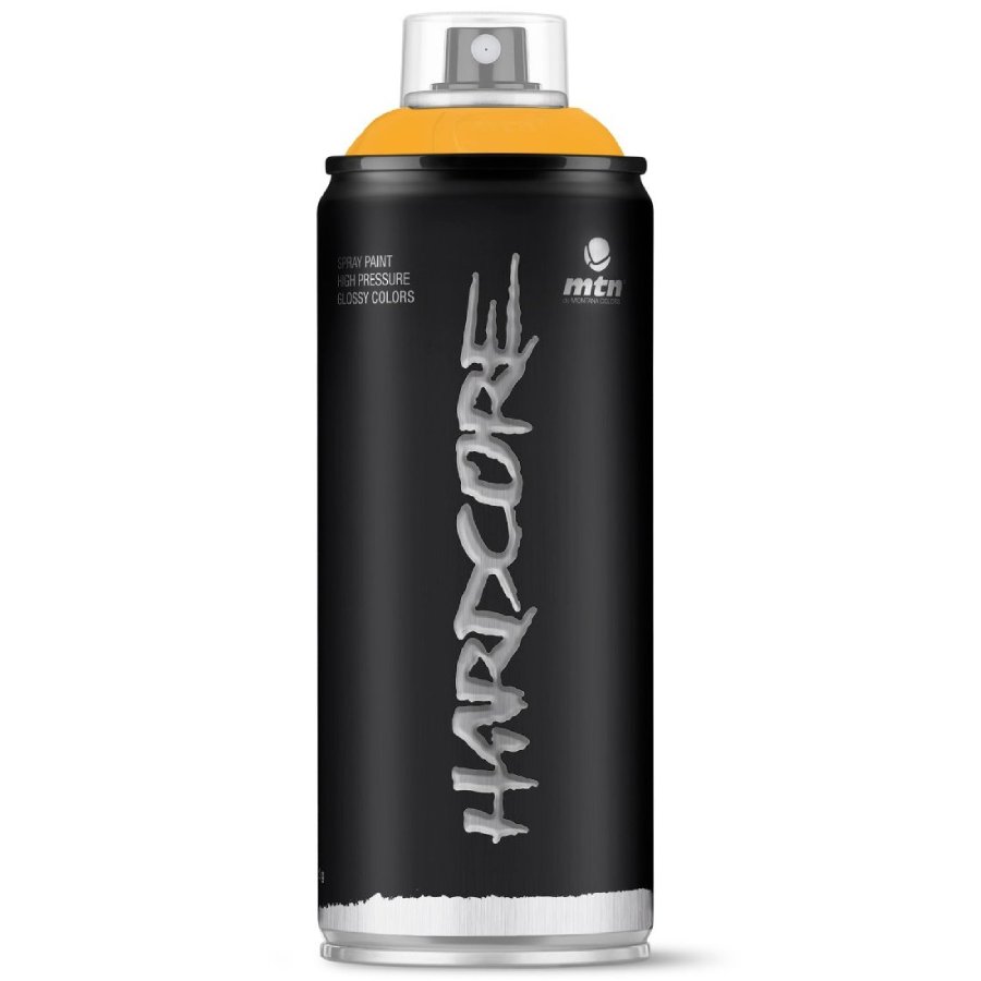 Aerosolkrasa Hardcore 400ml Medium Yellow auto kopšanai