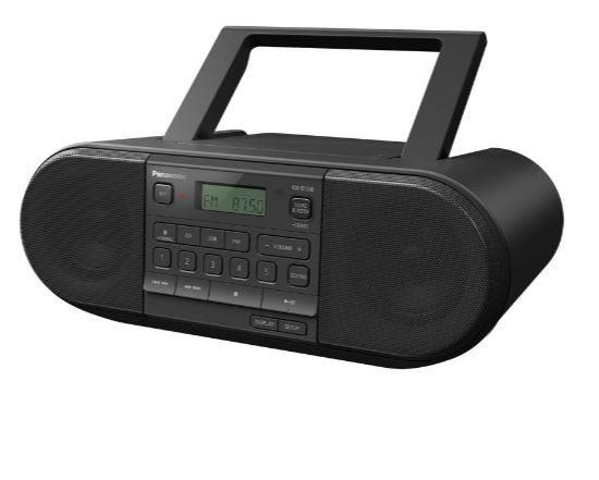 Panasonic RX-D550E-K CD-Player DAB+ radio, radiopulksteņi