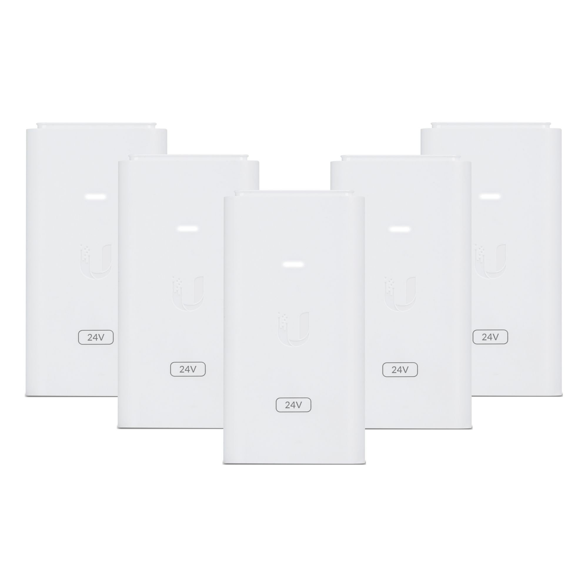 Ubiquiti POE Injector, 24VDC, 12W, weiss, 5-Pack adapteris