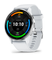 Garmin Venu 3 3.56 cm (1.4") AMOLED Digital 454 x 454 pixels Touchscreen Silver, White Wi-Fi GPS (satellite) 010-02784-00 Viedais pulkstenis, smartwatch