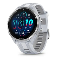 Garmin Forerunner 965 Whitestone/Powder Gray Viedais pulkstenis, smartwatch