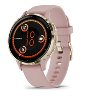 Garmin Venu 3S 3.05 cm (1.2") AMOLED Digital 390 x 390 pixels Touchscreen Gold, Rose Wi-Fi GPS (satellite) 010-02785-03 Viedais pulkstenis, smartwatch