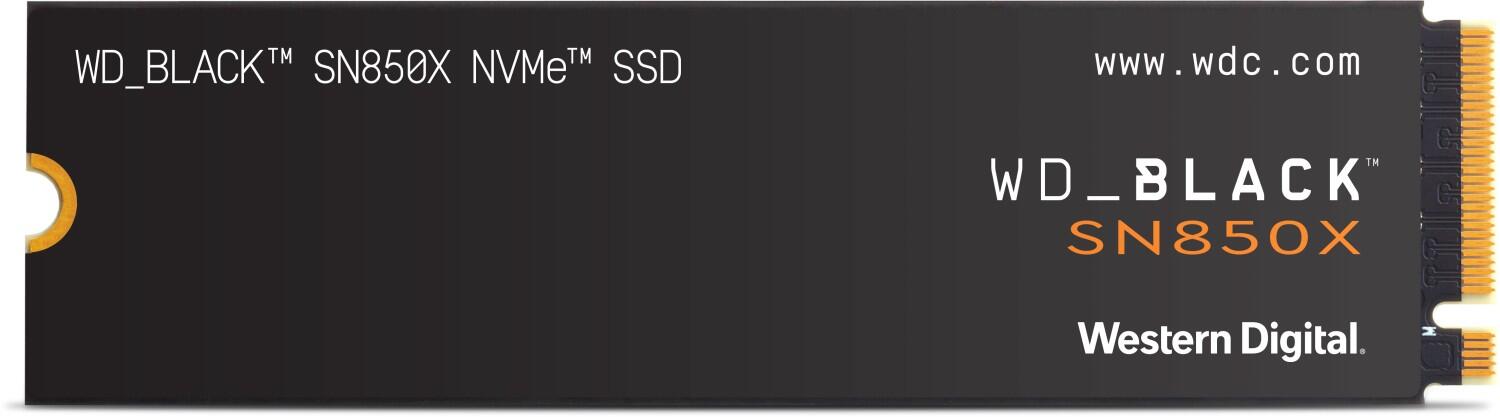 WD Black SSD SN850X Gaming NVMe 2TB M.2 SSD disks