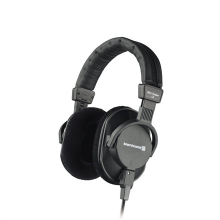 Beyerdynamic Studio headphones DT 250 Headband/On-Ear, 3.5 mm and adapter 6.35 mm, Black, 4010118443534 austiņas