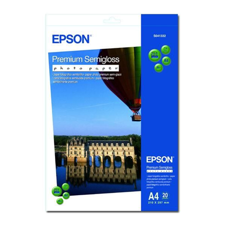 EPSON photopaper semigloss premium A4 foto papīrs