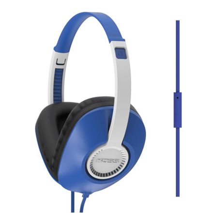 Koss Headphones UR23iB Wired, On-Ear, Microphone, 3.5 mm, Blue austiņas