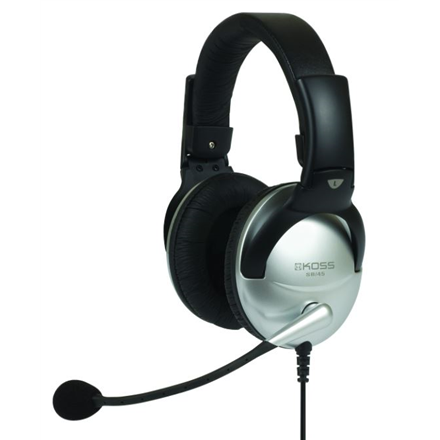 Koss | SB45 | Headphones | Wired | On-Ear | Microphone | Noise canceling | Silver/Black 195679 (021299148655) austiņas