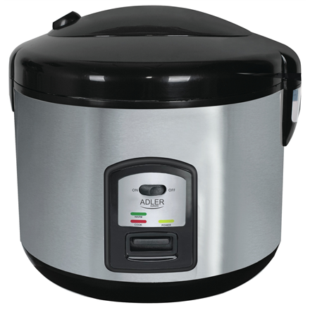 Adler AD 6406 Rice cooker Adler AD 6406 1,5 L, Black, Stainless steel, aksesuāri Mazās sadzīves tehnikas