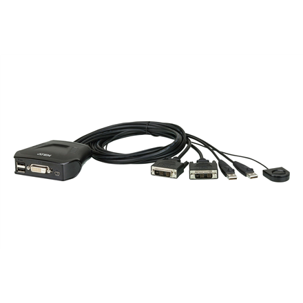 ATEN CS22D-A7 ATEN CS22D 2-Port USB DVI KVM komutators