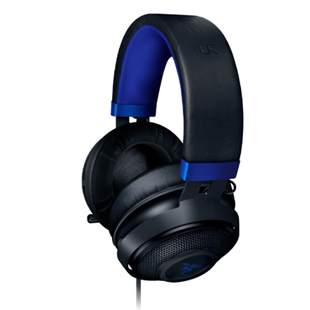Razer Headset,  Analog 3.5 mm, Kraken for console, Black/ blue, Built-in microphone austiņas