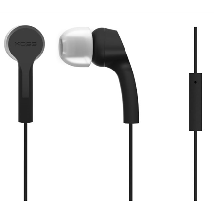 Koss Headphones KEB9iK Wired, In-ear, Microphone, 3.5 mm, Black austiņas