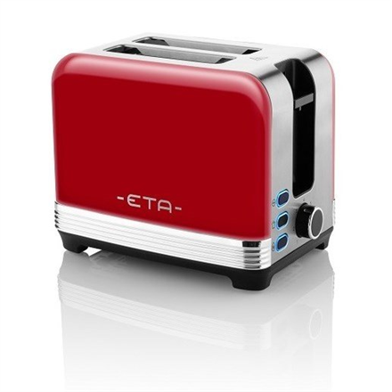 ETA STORIO Toaster ETA916690030 Red, Stainless steel, 930 W, Number of power levels 7, 8590393254477 Tosteris