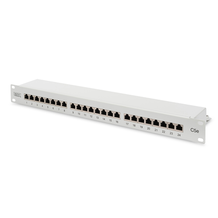 DIGITUS 19'' CAT5e patch panel 24-port STP Serveru aksesuāri