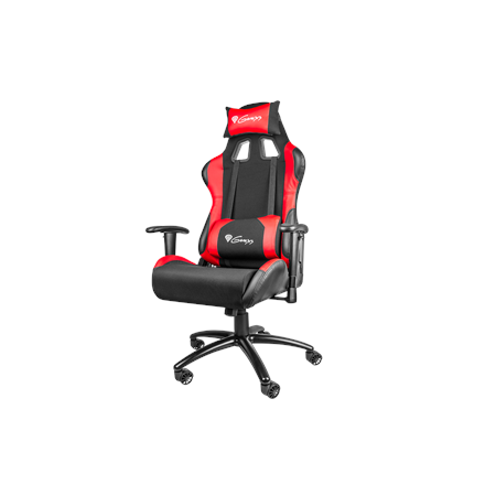 Genesis Gaming chair Nitro 550, NFG-0784, Black- red datorkrēsls, spēļukrēsls