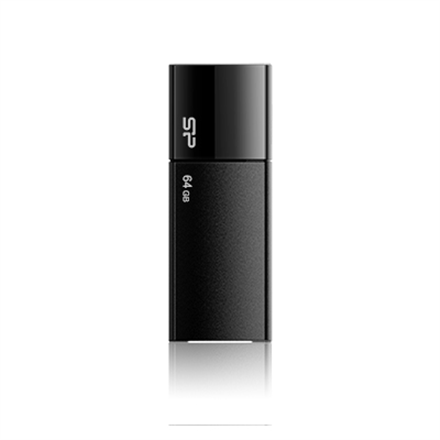 SILICON POWER 8GB, USB 2.0 FLASH DRIVE ULTIMA U05, BLACK USB Flash atmiņa