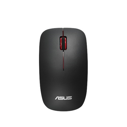 Asus WT300 RF Optical mouse, Wireless connection, No, Black/Red Datora pele