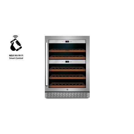 Caso | Wine cooler | WineChef Pro 40 | Energy efficiency class G | Free standing | Bottles capacity Up to 40 bottles | Cooling type Compress Vīna skapji