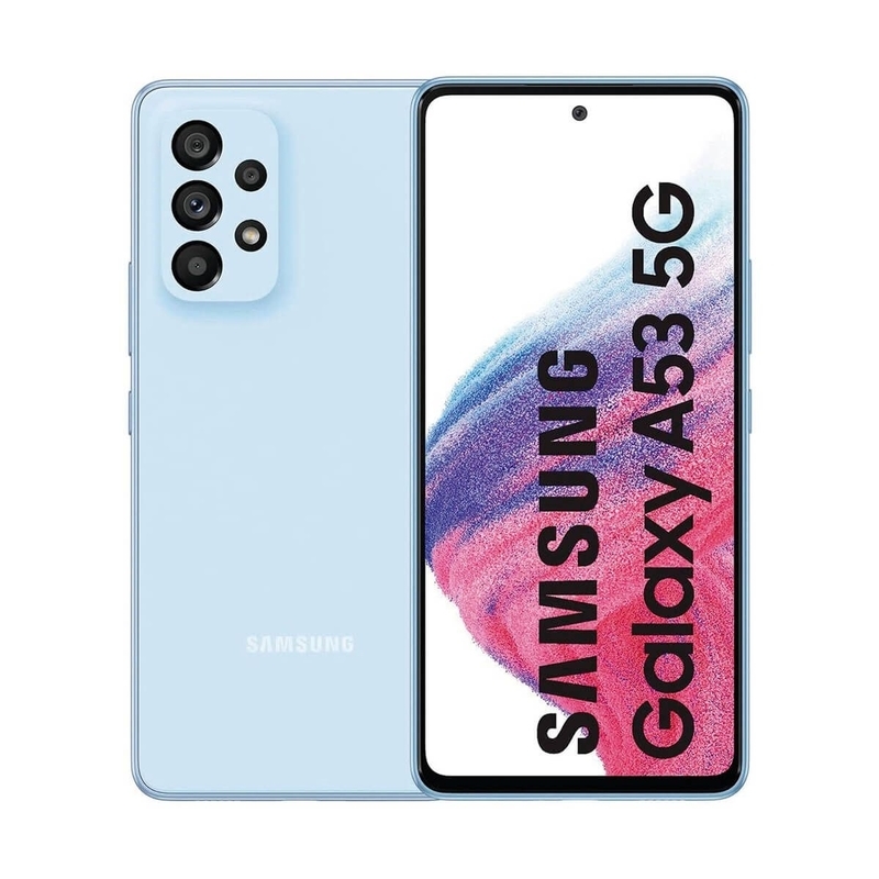 Samsung A536B/DS Galaxy A53 Dual 5G 256GB Awesome Blue A536B/DS Awesome Blue (00096379) Mobilais Telefons