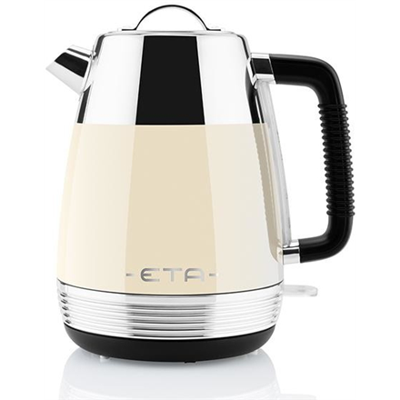 ETA Storio Kettle ETA918690040 Standard, 2150 W, 1.7 L, Stainless steel, Beige, 360° rotational base 8590393255979 Elektriskā Tējkanna