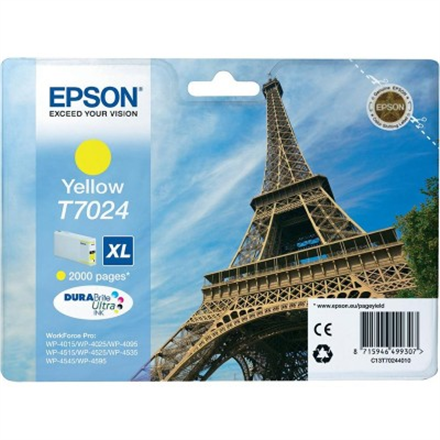 Epson WP4000/​4500 Ink Cartridge XL Yellow kārtridžs