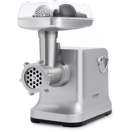 Caso Meat Grinder  FW2000 Silver, Number of speeds 2, Accessory for butter cookies Drip tray 4038437028706 Gaļas maļamā mašīna