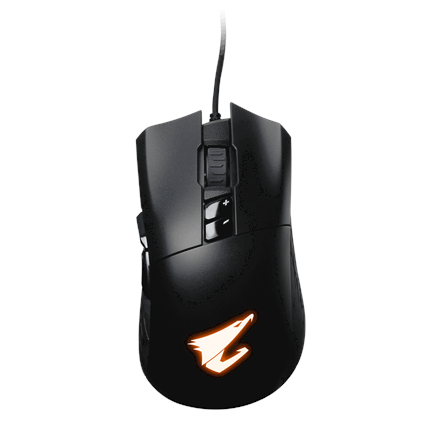 Mouse Gigabyte Black Aorus M3 Datora pele